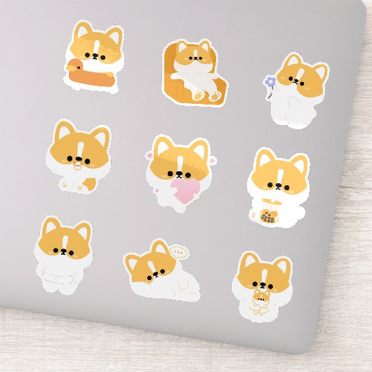 Corgi Sticker (Detail)