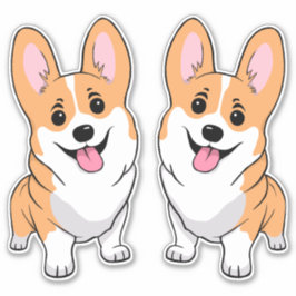 Corgi Sticker