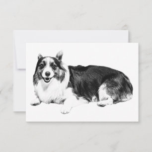 Corgi Stille Dankbaarheid Bedankkaart