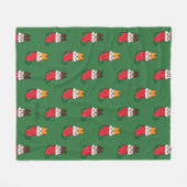Corgi Stocking Fleece Blanket Deken (Voorkant (Horizontaal))
