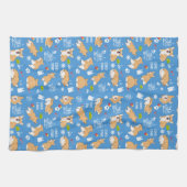 Corgi Story Kerstmis Theedoek (Horizontaal)