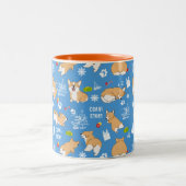 Corgi Story Mok voor tweetone kerstmis (Center)