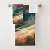 Corgi strand surfen schilderij bad handdoek (Insitu)