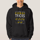 Corgi Stubborn Corgi Tricks Dog Hoodie (Voorkant)