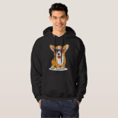 Corgi Sunbril Merica Vlag de juli Patriotic Hoodie (Voorkant volledig)