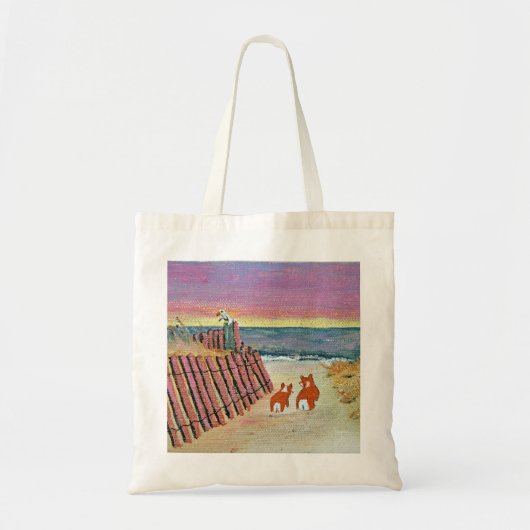 corgi sunset bag tote bag (Voorkant)