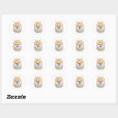 Corgi Sunshine Sticker (Vel)