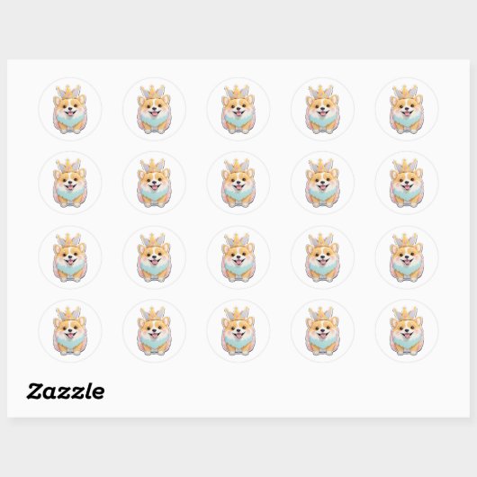 Corgi Sunshine Sticker (Vel)