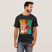 Corgi Superheld T Hond T-shirt (Voorkant volledig)