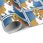 Corgi - Superheld van Honden! Verpakkingspapier Cadeaupapier (Rol Hoek)