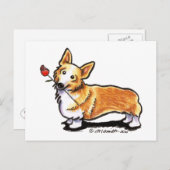 Corgi Sweebaby Briefkaart (Voorkant / Achterkant)