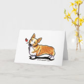 Corgi Sweebaby Kaart (Gele Bloem)