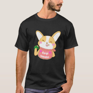 corgi tamales mexican food eating   t-shirt