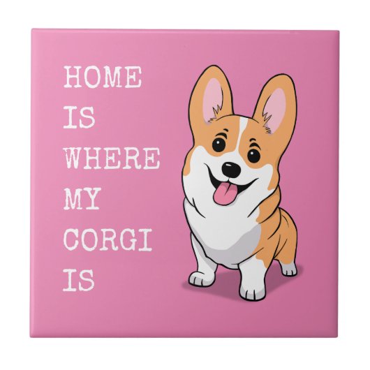 Corgi Tegeltje (Voorkant)