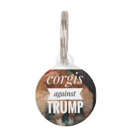 Corgi tegen label bij honden huisdierpenning