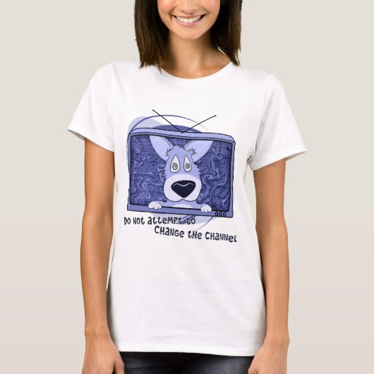 Corgi Television Invasion Dames Ringer Teeshirt T-shirt (Voorkant)
