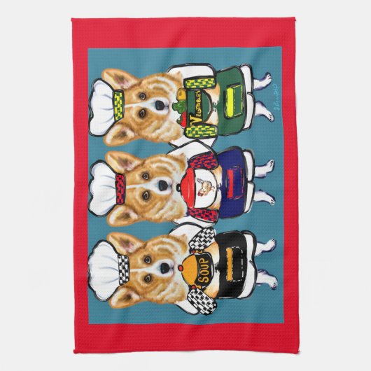 CORGI THEEDOEK (Verticaal)