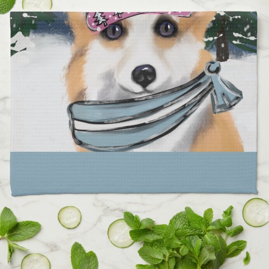 CORGI     THEEDOEK (Gevouwen)