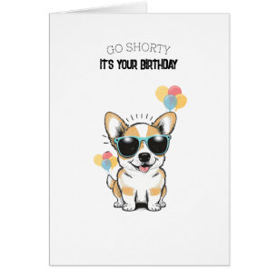 Corgi Thema Verjaardagskaart Hondenliefhebbers