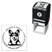 Corgi-thema Zelfinktende Stempel (In situ)