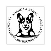 Corgi-thema Zelfinktende Stempel (Design)