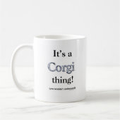 Corgi Thing Koffiemok (Links)