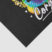 Corgi Tie Dye Rainbow Hondenliefhebber Gift Tissuepapier (Detail)