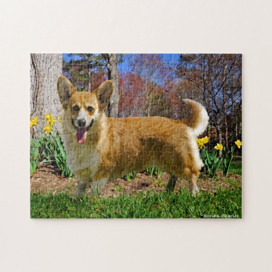 "Corgi Time" Puzzle Legpuzzel (Horizontaal)