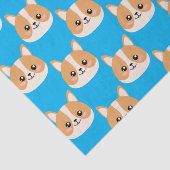 Corgi Tissuepapier (Detail)