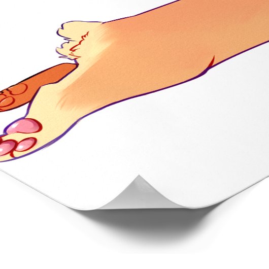 Corgi tot vaststelling van poster (Hoek)