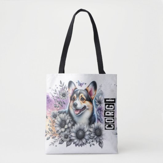 Corgi Tote Bag (Voorkant)