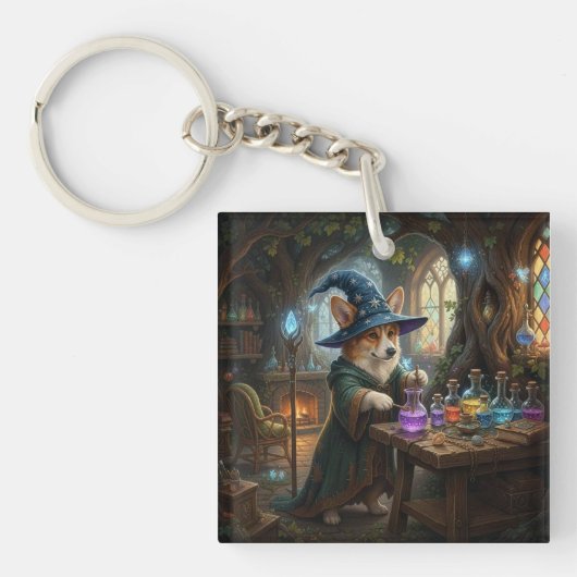 Corgi Toverdranken Meester Sleutelhanger (voorkant)