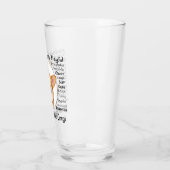 Corgi Traits Glass Tumbler (Links)