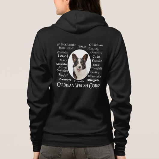 Corgi Traits Hoodie (Achterkant)