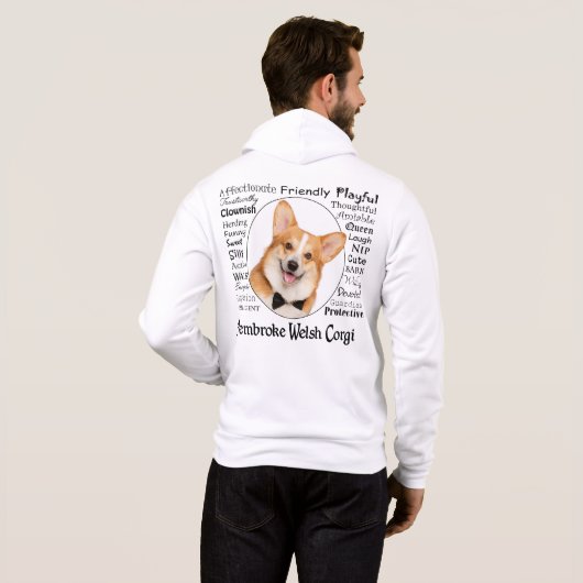 Corgi Traits Hoodie (Achterkant volledig)