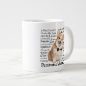 Corgi Traits Jumbo Mok (Voorkant rechts)