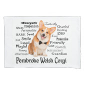 Corgi Traits Kussensloop (Voorkant)