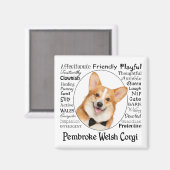 Corgi Traits Magneet (Voorkant / Achterkant)