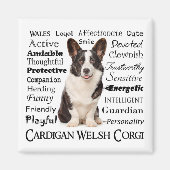 Corgi Traits Magneet (Voorkant)