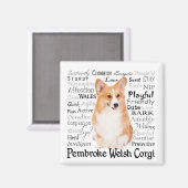 Corgi Traits Magnet (Voorkant / Achterkant)