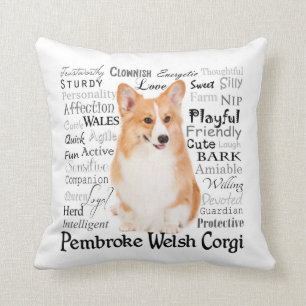 Corgi Traits Pillow Kussen