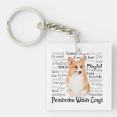Corgi Traits Sleutelhanger (Voorkant)