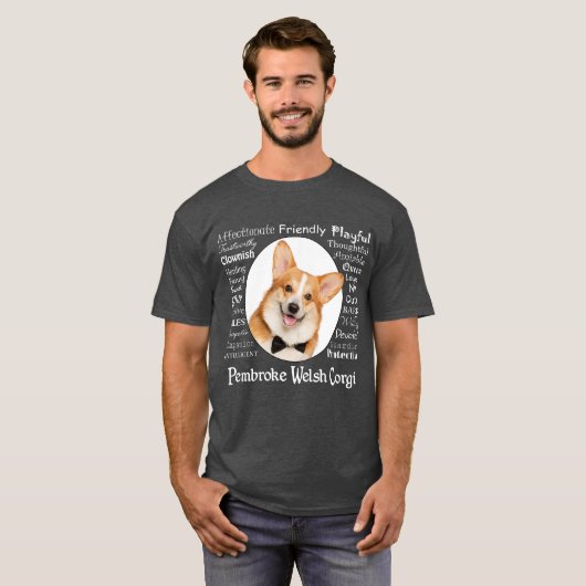 Corgi Traits T-Shirt (Voorkant volledig)