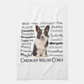 Corgi Traits Theedoek (Verticaal)