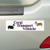 Corgi Transport Vehicle Bumpersticker (Op auto)