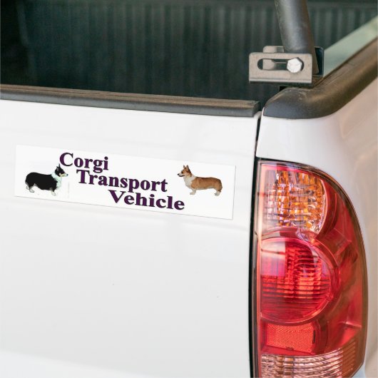 Corgi Transport Vehicle Bumpersticker (Op Truck)
