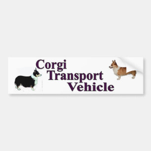 Corgi Transport Vehicle Bumpersticker