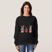 Corgi Triple Love Trui (Voorkant volledig)