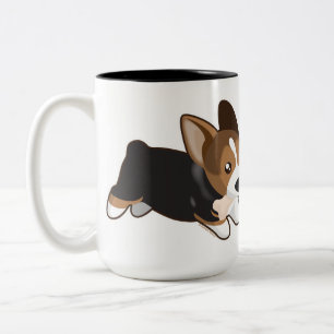 Corgi Tweekleurige Koffiemok