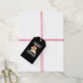Corgi Ugly Pull Corgmas Santa Corgi Cadeaulabel (Met Touw)